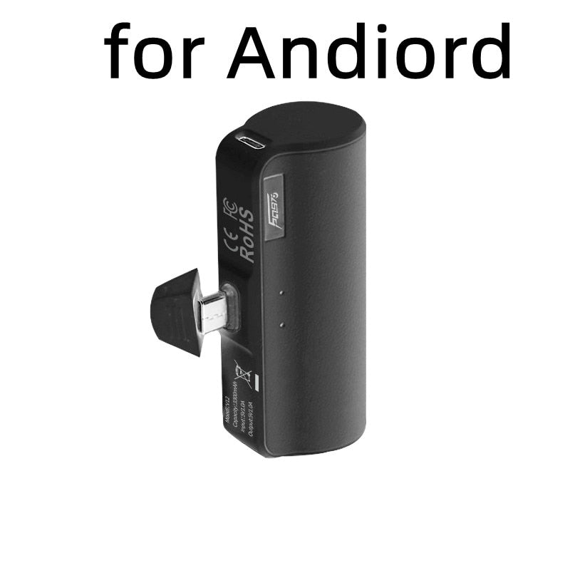 Mini Power Bank 5000mAh, Tragbares Powerbank für Apple & Android Handys