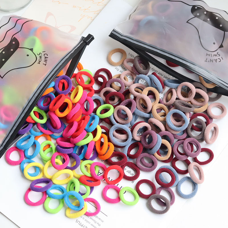 50/100pcs Kinder elastische Haarbänder, Baby Haar Zubehör
