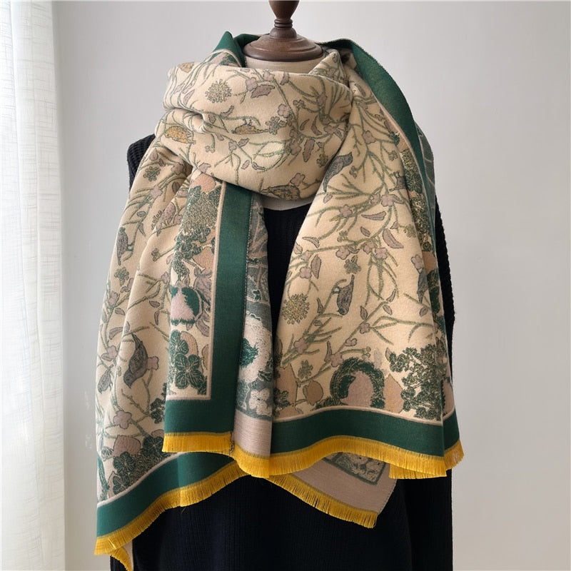 Damen Winter Kaschmirschal Design, Warme Pashmina Decke