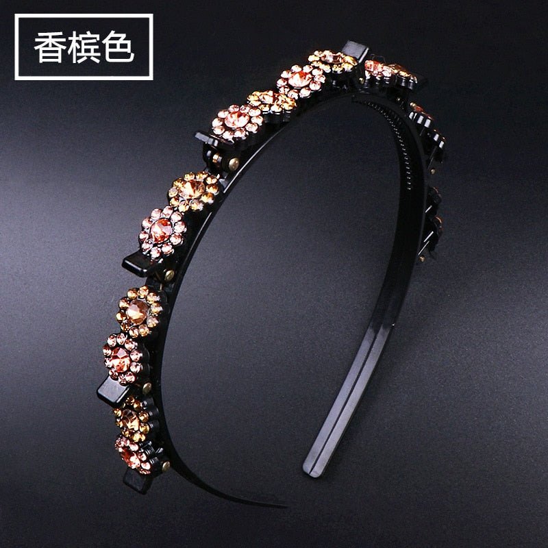 Mode Perle Nicht-Slip Strass elastische Haarbänder, Haarzubehör, Kopfschmuck