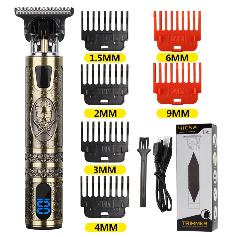 Wiederaufladbare USB Elektrische Haarschneidemaschine mit Trimmer für Männer
