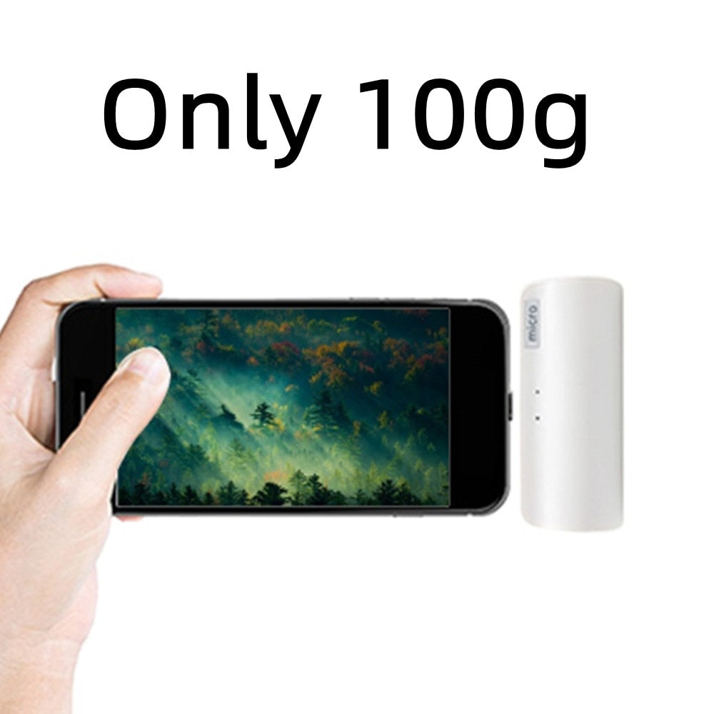 Mini Power Bank 5000mAh, Tragbares Powerbank für Apple & Android Handys