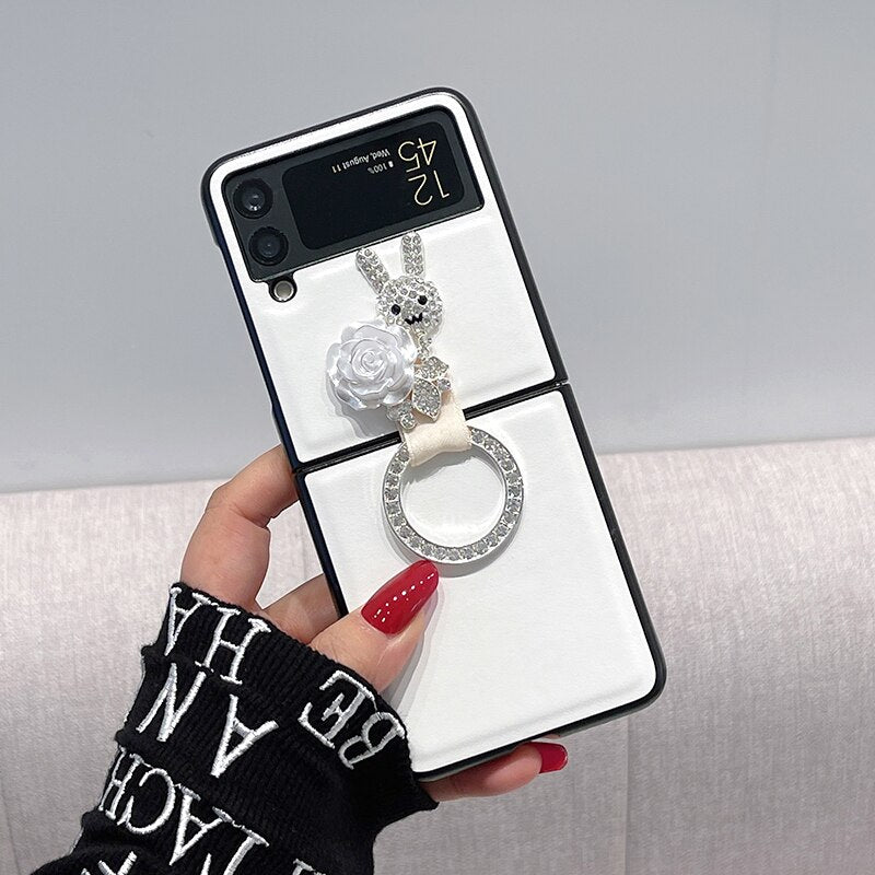 Luxus-Ring-Strasssteine für Samsung zflip3