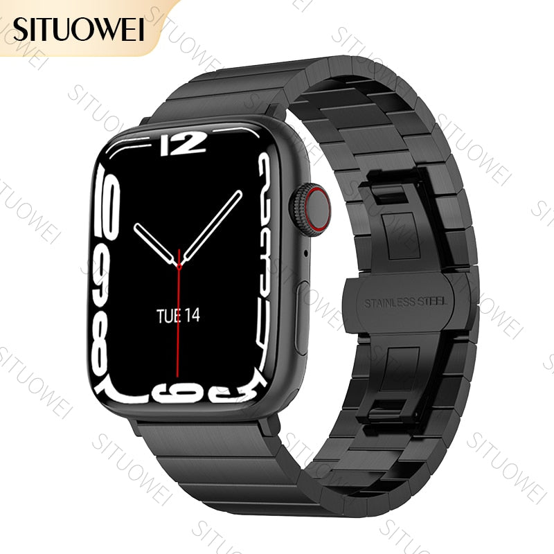 2022 NFC Smart Watch Männer Frauen Smartwatch Tür Zugang Unlock benutzerdefinierte Watch Face, Bluetooth Call Wireless Charging Fitness-Armband
