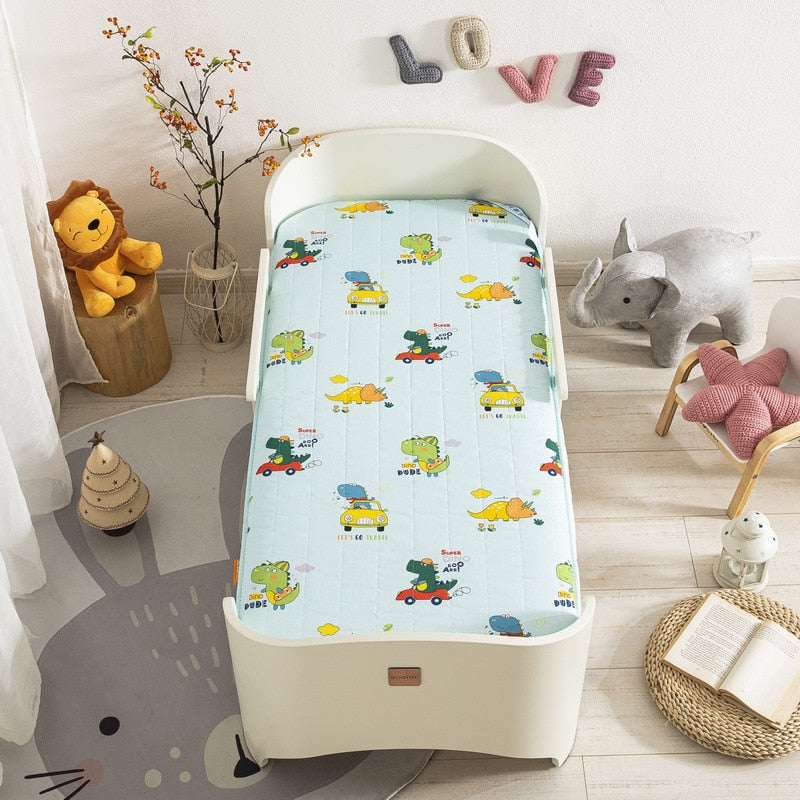 Krippe Matratze Kleinkinderbett Matratzenauflage Doppelseiten, Matratzenauflage für Babybetten 120x60cm