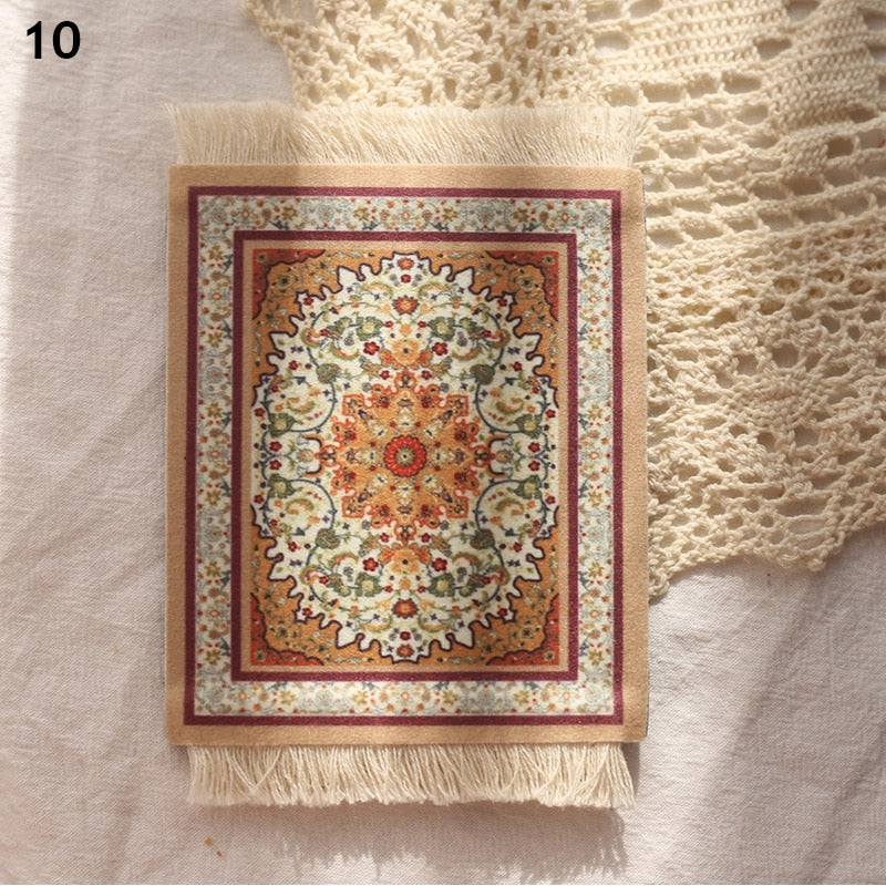 Handgefertigte böhmische Quaste Tischset, persische Retro rutschfeste Esstischmatte Küchenzubehör Dekoration Home Pad Untersetzer