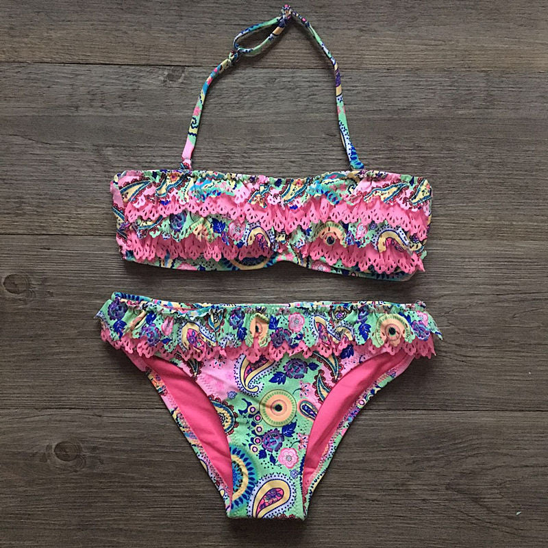 Badeanzug Bikini für 7- 16 Jährige Mädchen