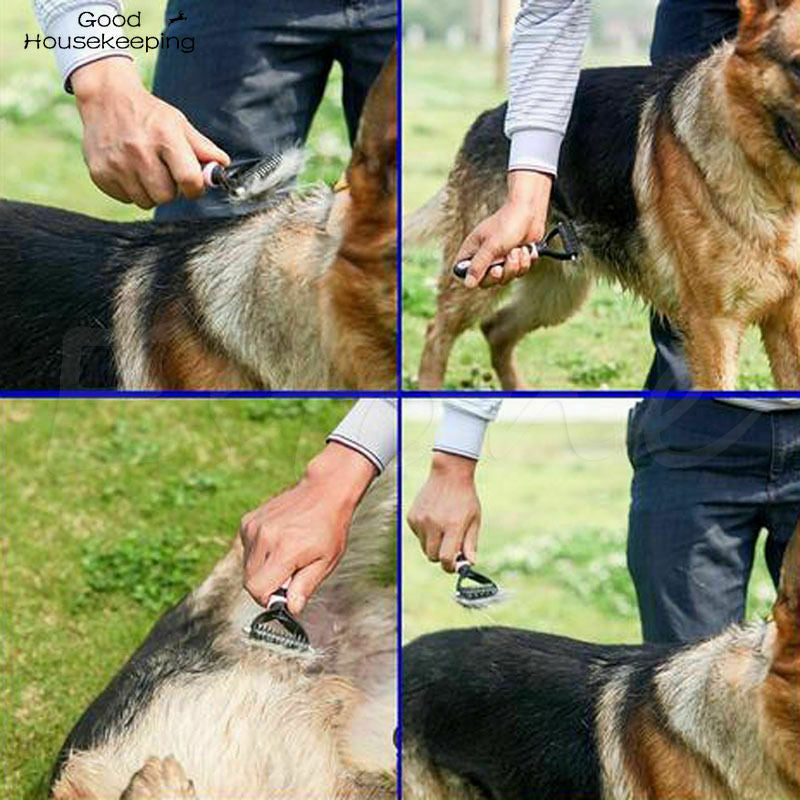 Haustiere Fell Knotenschneider Hund Grooming, Schuppenbildung Tools Haustier Haarentfernung, Kamm Bürste Doppelseitige Haustier Produkte