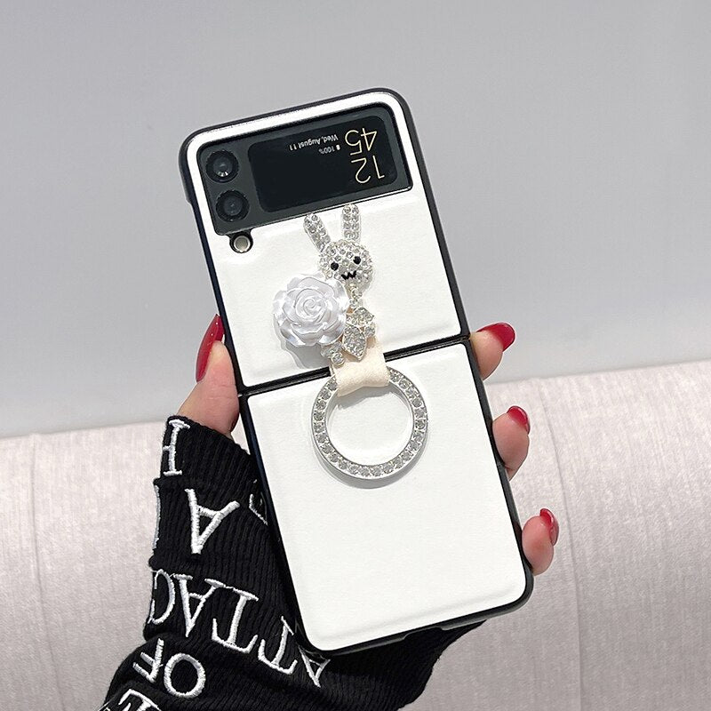 Luxus-Ring-Strasssteine für Samsung zflip3