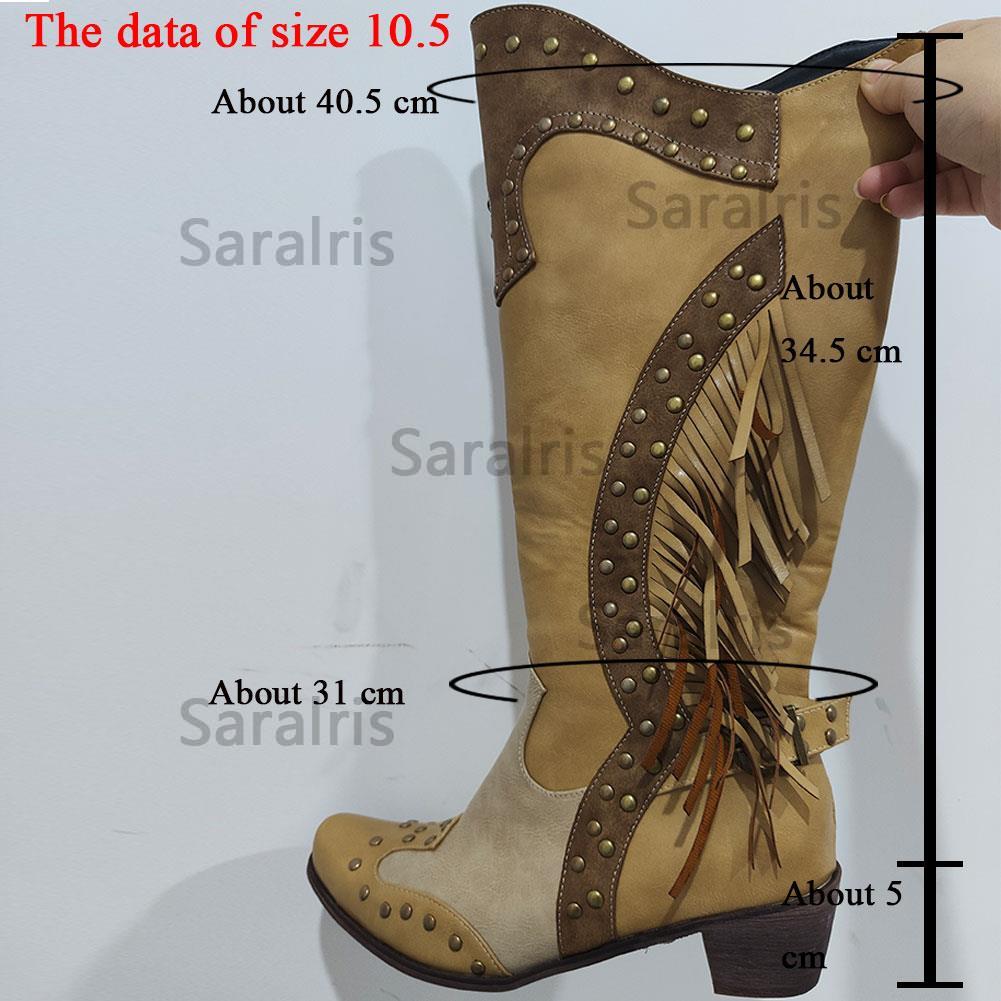 Hohe Damenstiefel mit Reißverschluss, 2022 Neue Mode mit hochwertigem Wildleder,Herbst / Winter