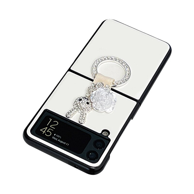 Luxus-Ring-Strasssteine für Samsung zflip3