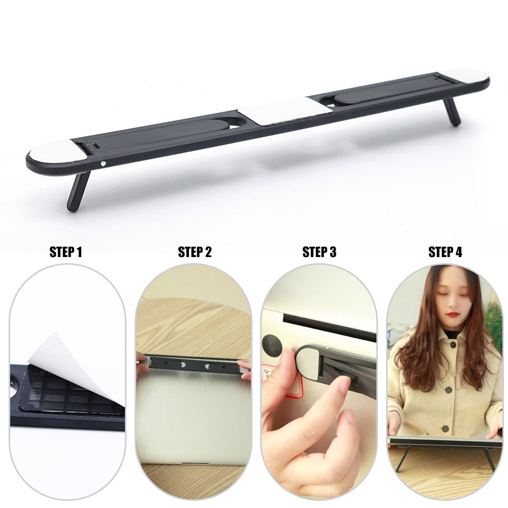 Universal-Laptop-Riser-Ständer für MacBook Pro 13 15 Air Lenovo Samsung Notebook, Unsichtbare Laptop-Halterung