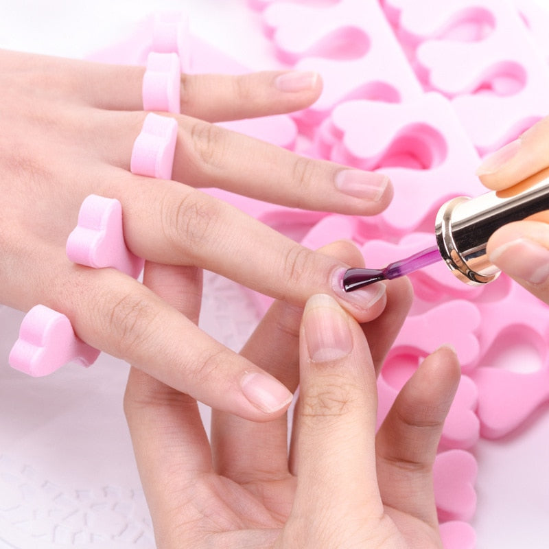 50pcs/Pack Nail Art Zehentrenner Füße Schwamm Finger Trenner Soft Gel