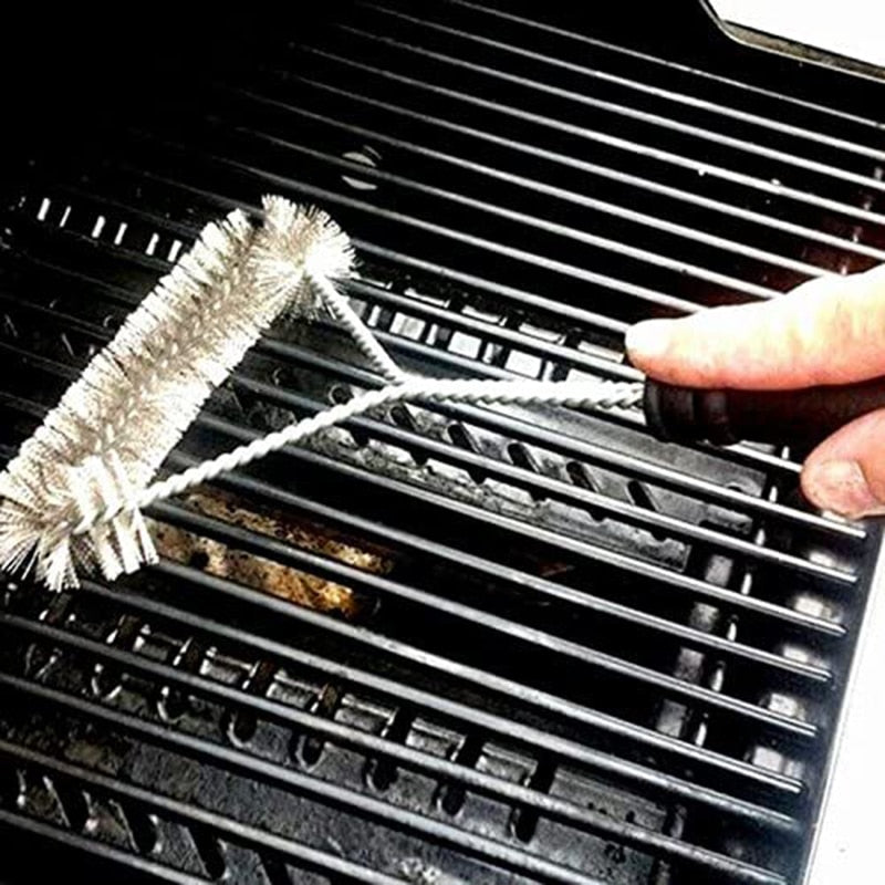 BBQ Grill Kit-Reinigungsbürste aus Edelstahl, Drahtbürste