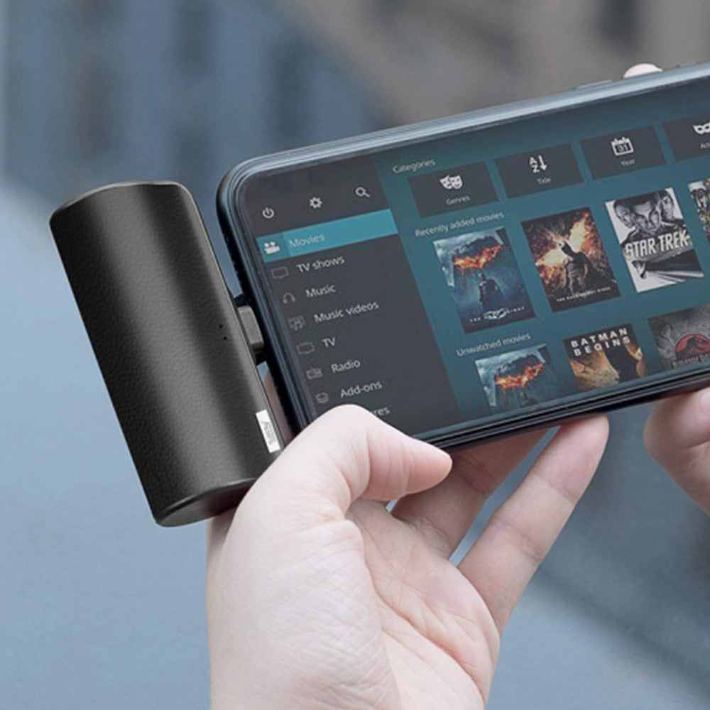 Mini Power Bank 5000mAh, Tragbares Powerbank für Apple & Android Handys