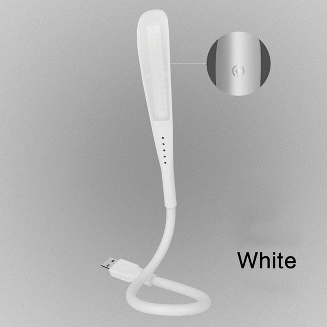 Tragbare Mini-Laptops, USB-LED-Licht, Berührungssensor, dimmbare Tisch-Schreibtischlampe für Powerbank, Camping, PC, Laptops, Buch-Nachtbeleuchtung