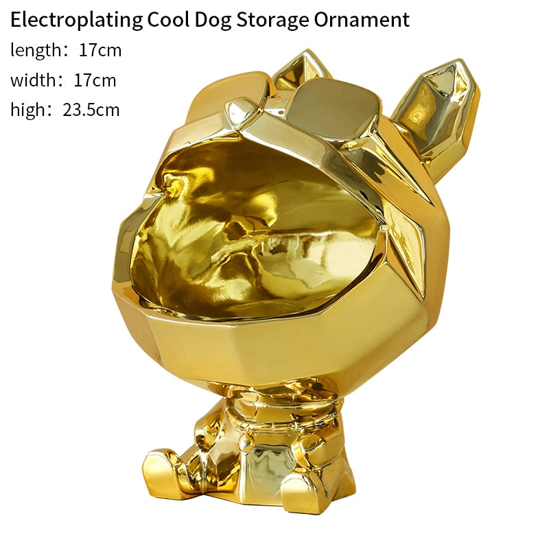 Coole Hundefigur Großmaul, Hund Aufbewahrungsbox Heimdekoration