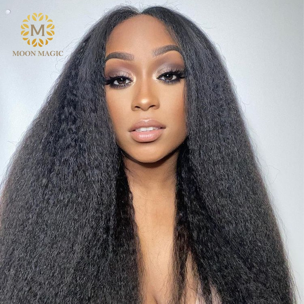 Front Human Hair Perücken für schwarze Frauen 180%