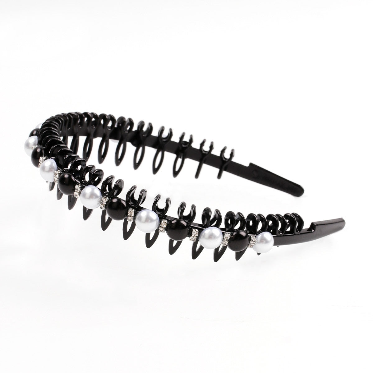 Mode Perle Nicht-Slip Strass elastische Haarbänder, Haarzubehör, Kopfschmuck