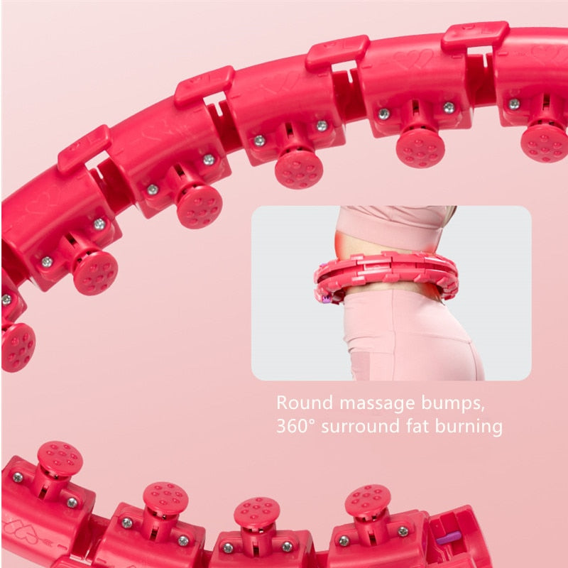 Smart Hula Hoop, Nicht Runter Fällt Smart Reifen Hoop, Trainingsring für den Bauch Gewichtsverlust