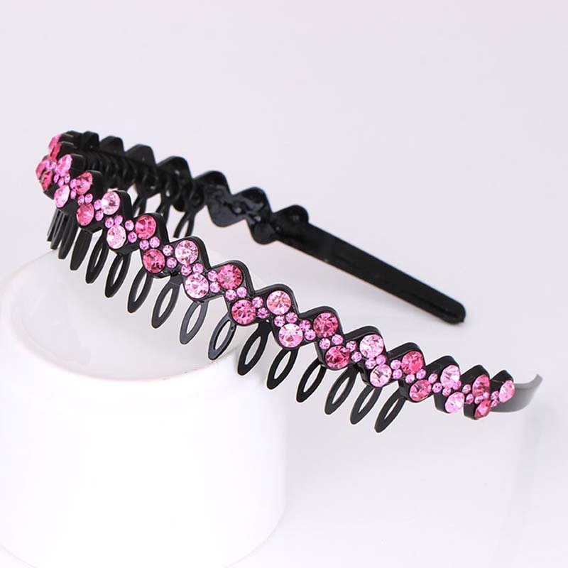 Mode Perle Nicht-Slip Strass elastische Haarbänder, Haarzubehör, Kopfschmuck