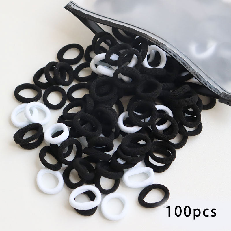 50/100pcs Kinder elastische Haarbänder, Baby Haar Zubehör