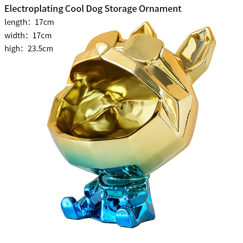 Coole Hundefigur Großmaul, Hund Aufbewahrungsbox Heimdekoration