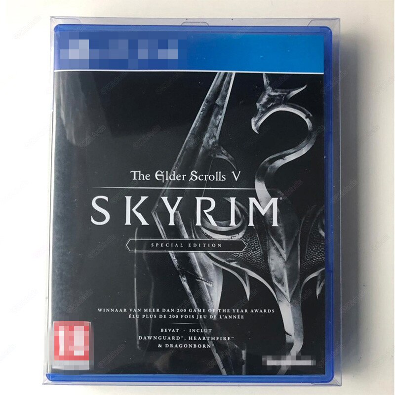 Box-Schutzhülle für PS4, Blu-ray, Xbox One & für PS3-Spiele, benutzerdefinierter durchsichtiger Kunststoffschutz