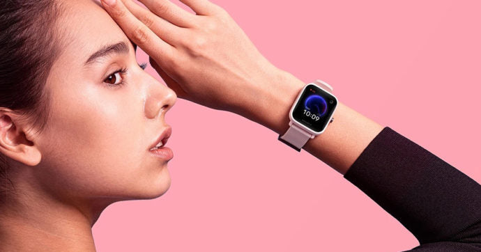 GPS Smartwatch Amazfit Bip U Pro Farbbildschirm 31g, bis zu 5 ATM Wasserdichtheit 60+ Sportmodus, Smartwatch für Android