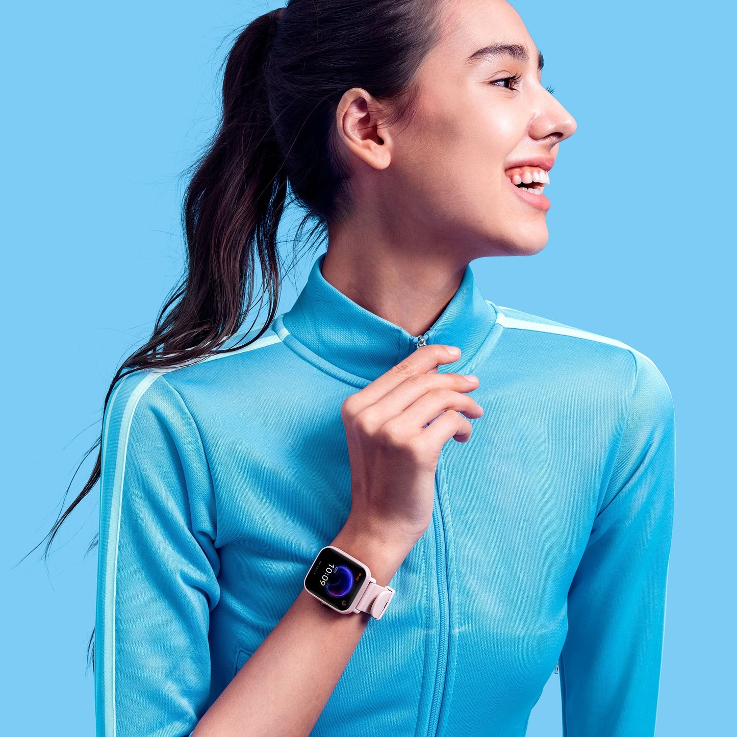 GPS Smartwatch Amazfit Bip U Pro Farbbildschirm 31g, bis zu 5 ATM Wasserdichtheit 60+ Sportmodus, Smartwatch für Android