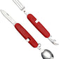 4 in 1 Multifunktionales Outdoor-Geschirr aus Edelstahl, faltbar, Gabel, Löffel, Messer, ideal für Picknick, Camping, Wandern, Reisen
