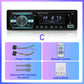 1 din Auto Radio MP3 Player FM Tuner Stereo, USB Multimedia Autoradio-Player Fernbedienung, Bluetooth