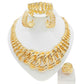 Mode Damen Halskette Schmuck-Set, Vergoldeter Anhänger