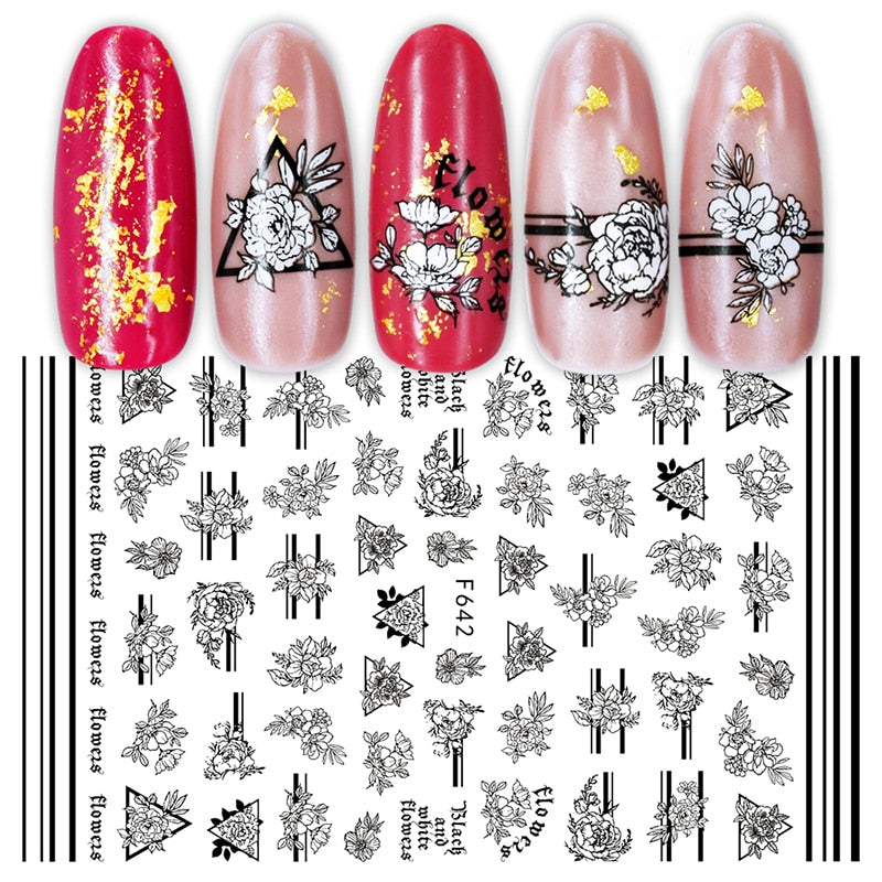 3D Nagelaufkleber, love Aufkleber, Gesicht Muster, Valentinstag Nail art Dekoration, Liebesherz