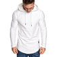 Neue Marke einfarbige langarm Mode Sweatshirt  für Männer