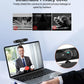 4K 8MP HD-Webcam mit geräuschunterdrückendem Mikrofon/Sichtschutzabdeckung/Stativ Plug-Play-USB-Webkamera für Besprechungsvideos