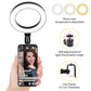 6,3-Zoll-LED-Ringlichter, Selfie-Live-Streaming, USB-Desktop-Clip für Youtube, MacBook, PC, Laptop, Computer, Tiktok-Stream