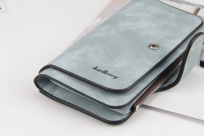2023 Women Wallets Fashion Long PU Leather Top Quality Card Holder Classic Female Purse  Zipper  Wallet For Women