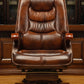 Leder-Chefstuhl, Business-Massage-Chefsessel, Massivholz-Bürostuhl, Liege-Lift-Drehstuhl, Heimcomputer-Stuhl