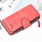 2023 Women Wallets Fashion Long PU Leather Top Quality Card Holder Classic Female Purse  Zipper  Wallet For Women