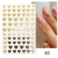 3D Nagelaufkleber, love Aufkleber, Gesicht Muster, Valentinstag Nail art Dekoration, Liebesherz