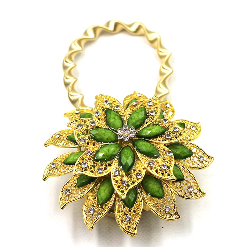 Bunte Vorhangschnalle, dehnbarer Frühling, magnetischer Vorhang-Clip, Vorhanghalter, kreativer Blumen-Riemen