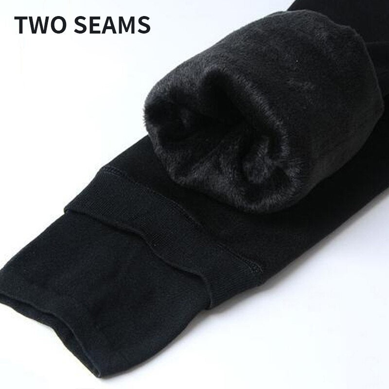 8 Farben S-XL Winter-Kaschmir-Leggings für Damen, warm, große Größe, Kunstsamt, gestrickt, dick, schlank, superelastisch