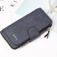2023 Women Wallets Fashion Long PU Leather Top Quality Card Holder Classic Female Purse  Zipper  Wallet For Women