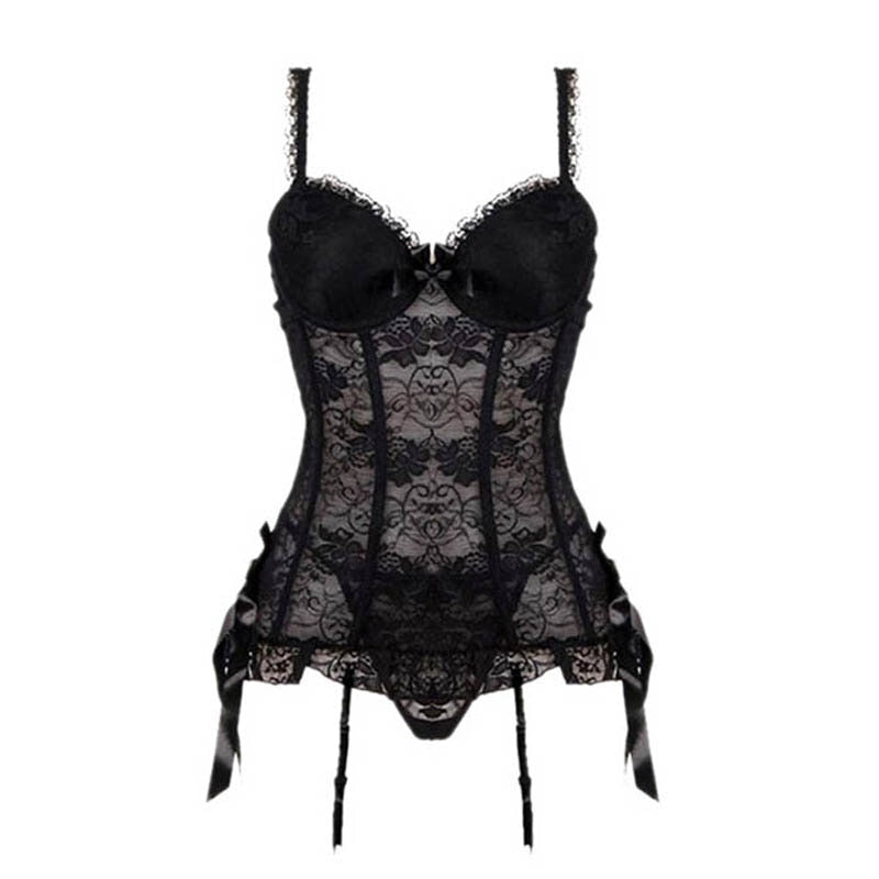Sexy atmungsaktiver Bustier und Korsett für Damen, hochelastisch, Gothic-Korsett, Taillentrainer, Bodysuit