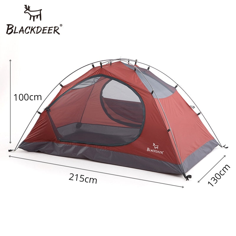 Blackdeer Archeos 2–3 Personen, Rücksack-Zelt, Outdoor-Camping-Zelt, 4-Jahreszeiten-Winterrock-Zelt, doppellagig