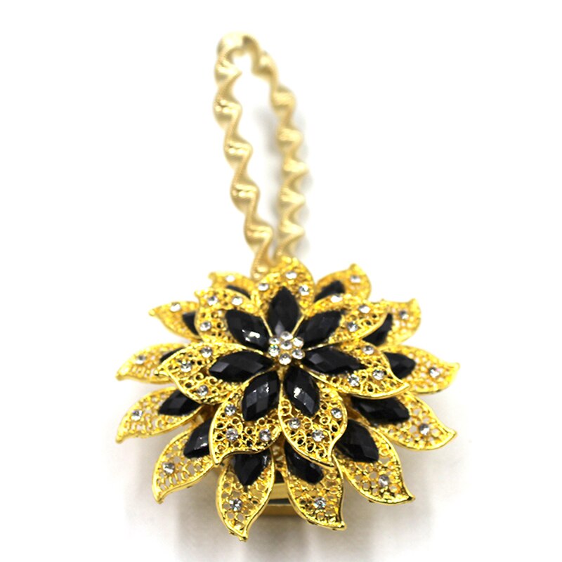 Bunte Vorhangschnalle, dehnbarer Frühling, magnetischer Vorhang-Clip, Vorhanghalter, kreativer Blumen-Riemen