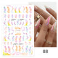 3D Nagelaufkleber, love Aufkleber, Gesicht Muster, Valentinstag Nail art Dekoration, Liebesherz