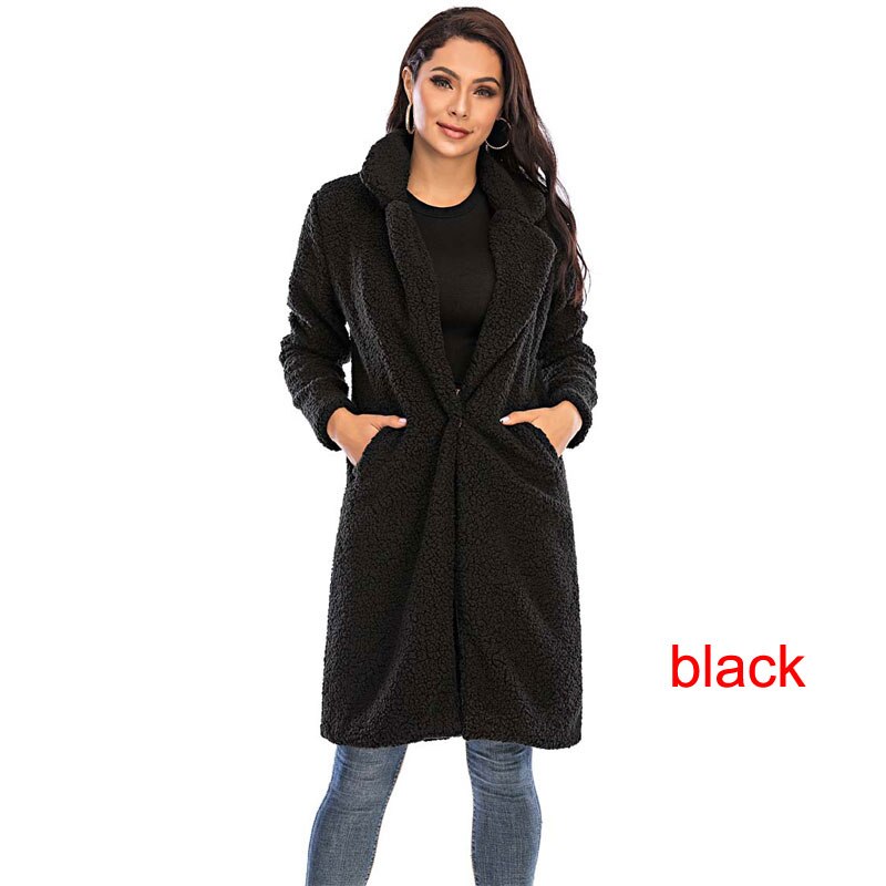2023 Damen warme Pelzmantel, Weibliche Plüsch Teddy Mantel Outwear