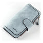 2023 Women Wallets Fashion Long PU Leather Top Quality Card Holder Classic Female Purse  Zipper  Wallet For Women
